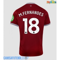 Camisa de time de futebol West Ham United Mateus Fernandes #18 Replicas 1º Equipamento 2025-26 Manga Curta